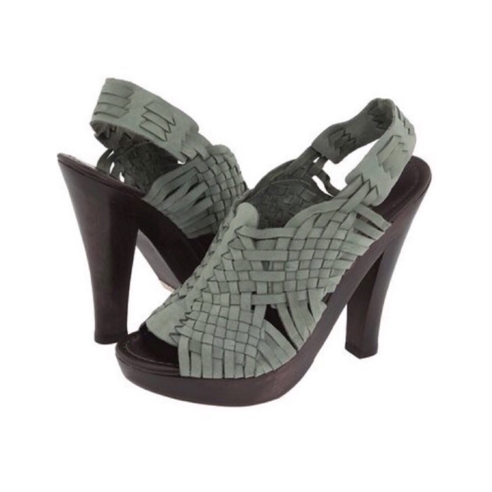 7 for all mankind Taffy Suede Platform